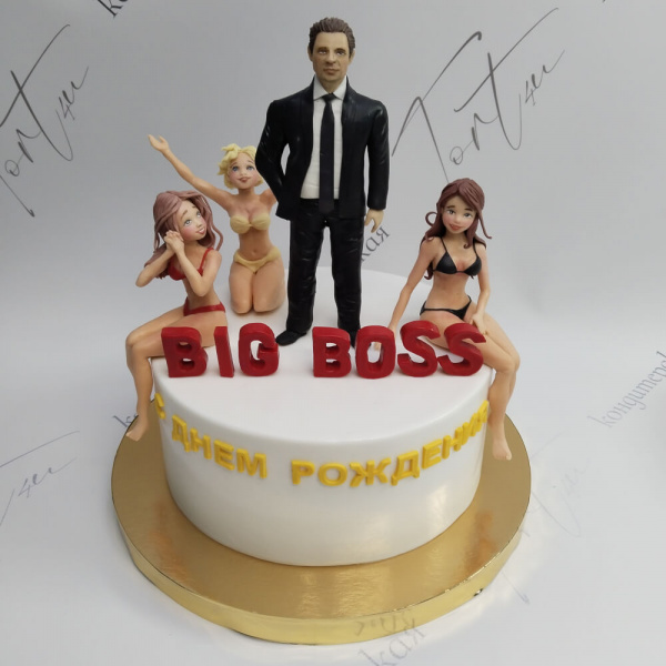 Торт BIG BOSS для начальника - 5882 на заказ в Москве, купить 3кг за 20500.00 ₽