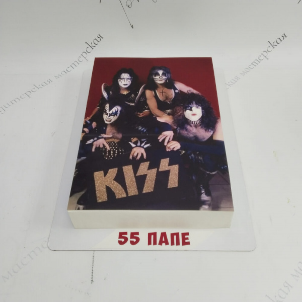 Торт KISS на 55 лет - 874 на заказ в Москве, купить 2.5кг за 4750.00 ₽