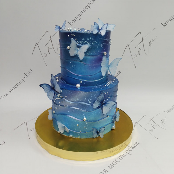 Торт Бабочки в ночном небе - 1835 на заказ в Москве, купить 5кг за 14800.00 ₽