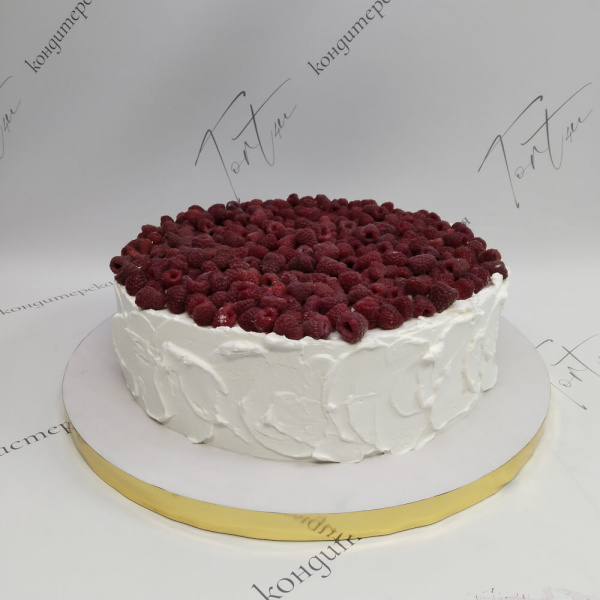 Торт с малиной для свадьбы - 1751 на заказ в Москве, купить 9кг за 32100.00 ₽