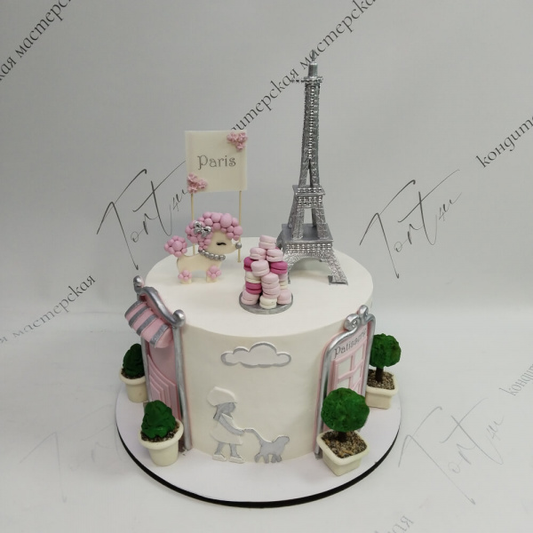 Торт Париж для путешественника - 983 на заказ в Москве, купить 4кг за 18800.00 ₽