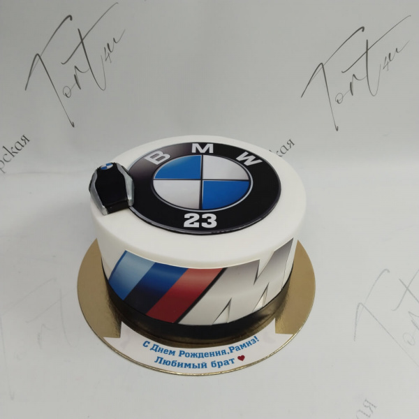 Торт BMW на 23 года - 1129 на заказ в Москве, купить 3кг за 6700.00 ₽