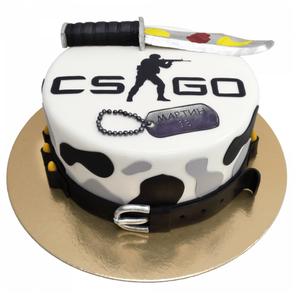 Торт CS:GO на 13 лет - 3816 на заказ в Москве, купить 2кг за 5300.00 ₽