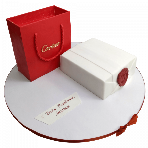Торт Cartier в виде подарка - 3951 на заказ в Москве, купить 3кг за 10100.00 ₽