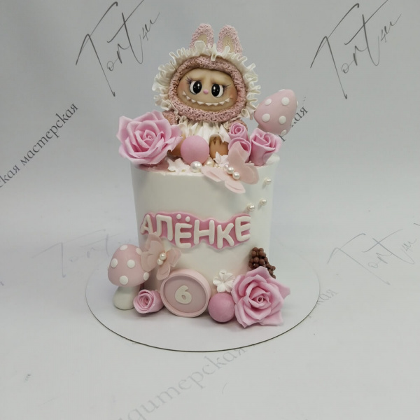 Торт Лабубу на 6 лет для Алёнки - 5703 на заказ в Москве, купить 2кг за 10300.00 ₽