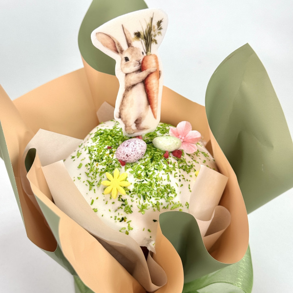Кулич №15 (диаметр 8см, 250г, Цукаты и изюм) на заказ в Москве, купить кг за 1800.00 ₽