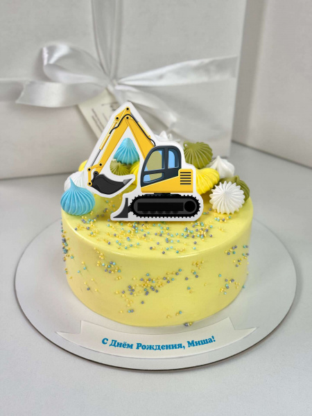 Торт по акции с трактором - 4182 на заказ в Москве, купить 1.3кг за 2900.00 ₽