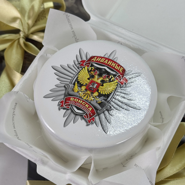 Бенто торт на 23 февраля - 4429 на заказ в Москве, купить 0.4кг за 1500.00 ₽